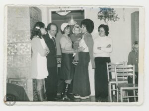 Krystyna Ferenc ze znajomymi