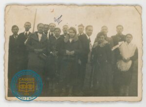 Stefania Zimowska jako drużka na ślubie w Nowicy