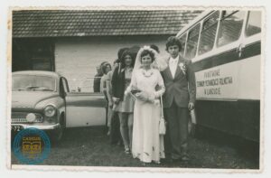 Państwo młodzi Anna z Niemców i Andrzej Kita