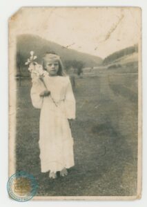 Janina z Kulasików Dawiec - I komunia św.