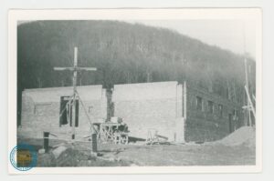 Kościół Zdrojowy w Wysowej w budowie