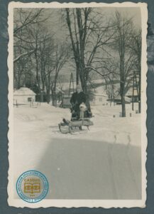 Na sankach w Uściu Gorlickim