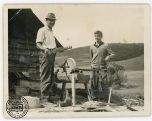 Michał Bołdyś z kuzynem