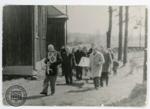 Założenie Grobu Pańskiego w cerkwi w Koniecznej  - z Pismem Św. dziadek Piotra Bołdysia