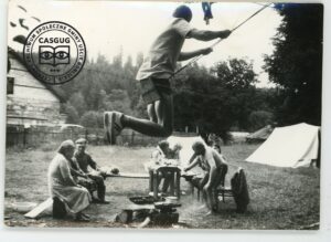 Przy ognisku z letnikami