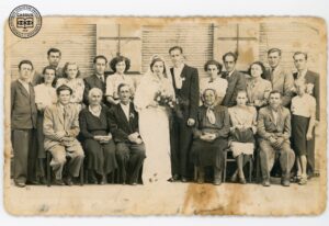 Fotografia ślubna Marii – córki Eufrozyny i Piotra Capińskich