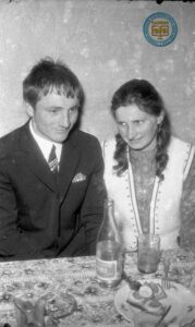 Andrzej Michniak i Helena z Bugajskich Michniak na weselu Melani Hojsak z Pietruszą