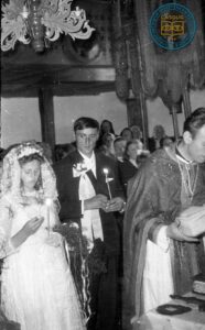 Państwo młodzi Maria i Stefan Semaniccy